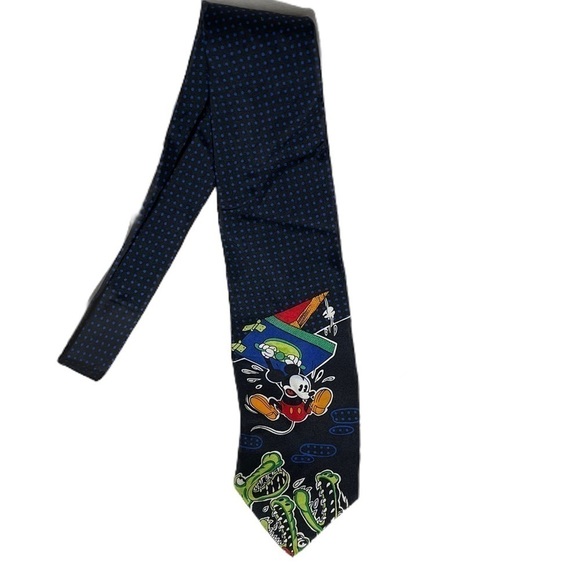 Balacine Inc Mickey Mouse Silk Tie - Picture 1 of 4